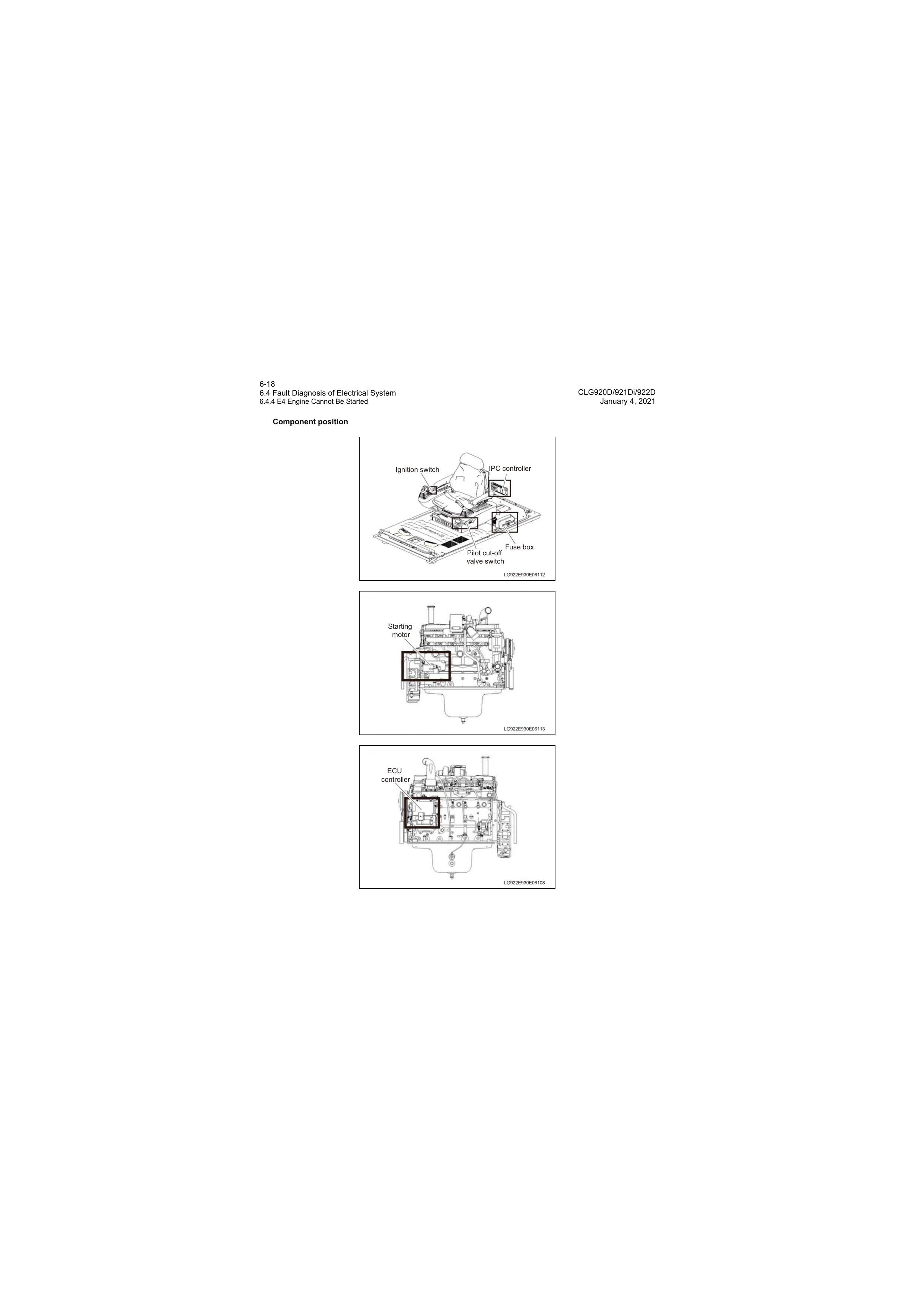 Manual de Serviço CLG920D 921Di 922D LiuGong Escavadeira - página 3