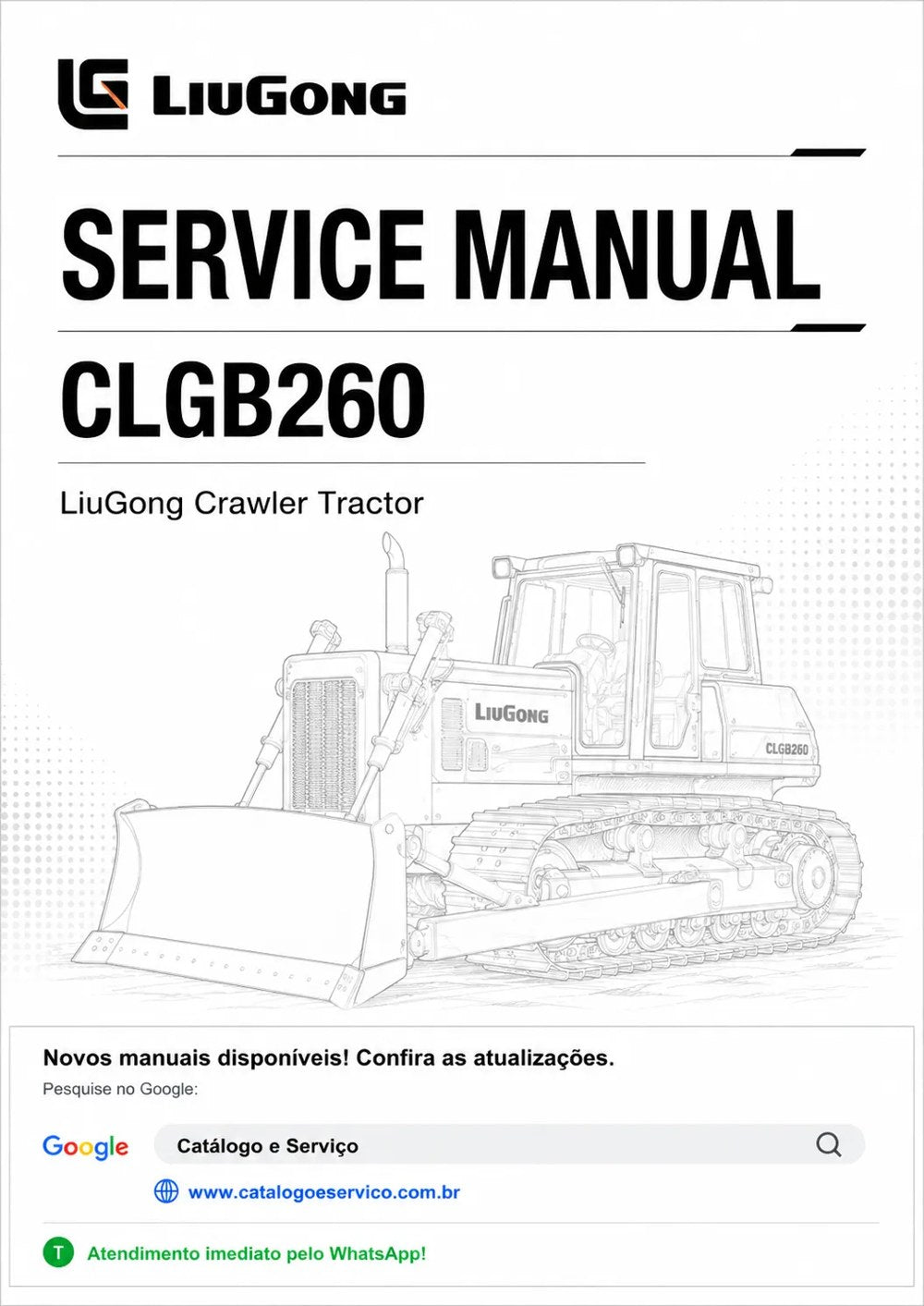 Manual de Serviço CLGB260 LiuGong Trator de Esteiras