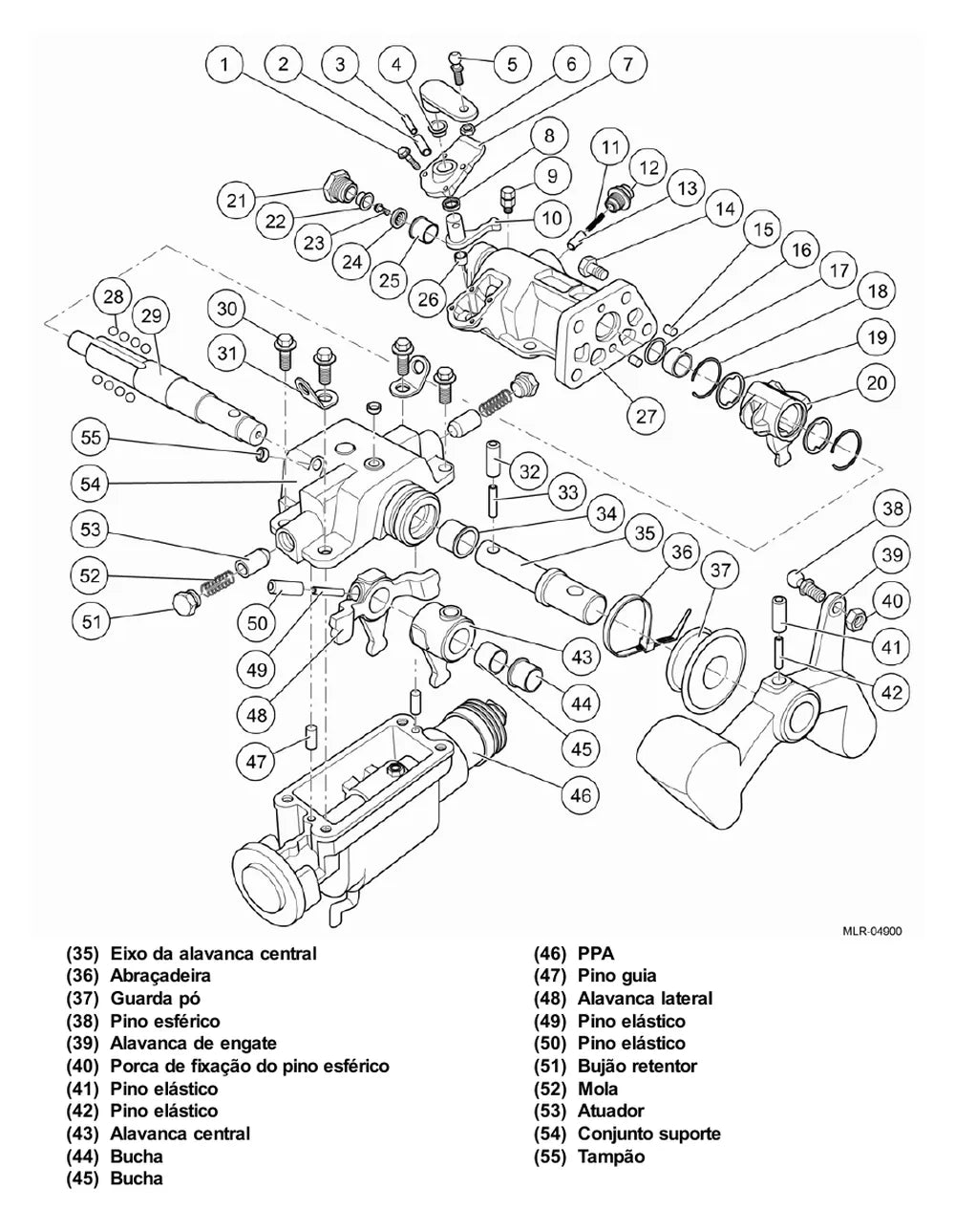 Página do Manual de Serviço VW Volksbus 18.330 OT — Caixa de mudanças Eaton FSBO-9406AE
