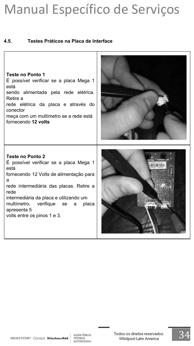 Manual de Serviço Consul CWH14AB Lavadora 14 kg — página interna 3