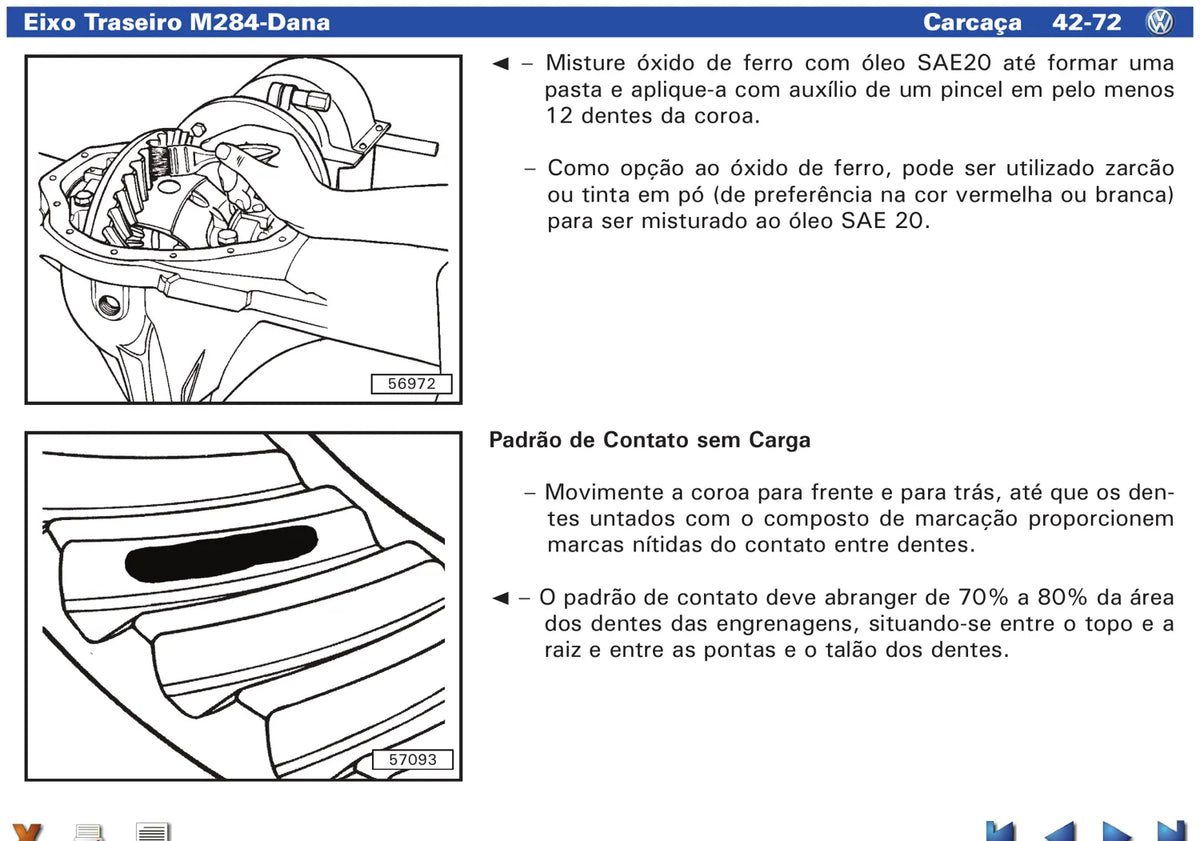 Manual de Serviço Dana Eixo Traseiro M284 (411/480) – VW Caminhões e Ônibus — página 4 do documento