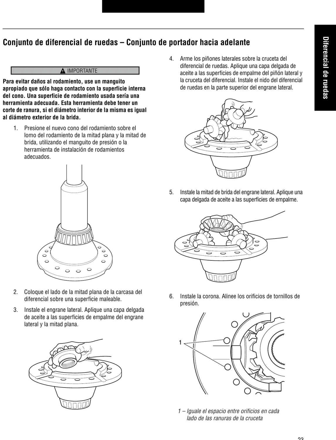 Manual de Serviço Dana Spicer Eixos Simples S21-170 a S35-590 — AXSM0056S em Espanhol — página 3 do documento