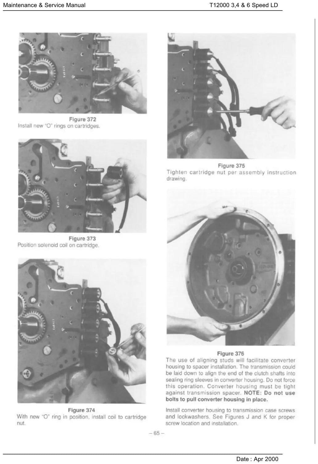 Manual de Serviço Dana Spicer T12000 Long Drop 3, 4 e 6 Velocidades — TSM-0023 — página 4 do documento