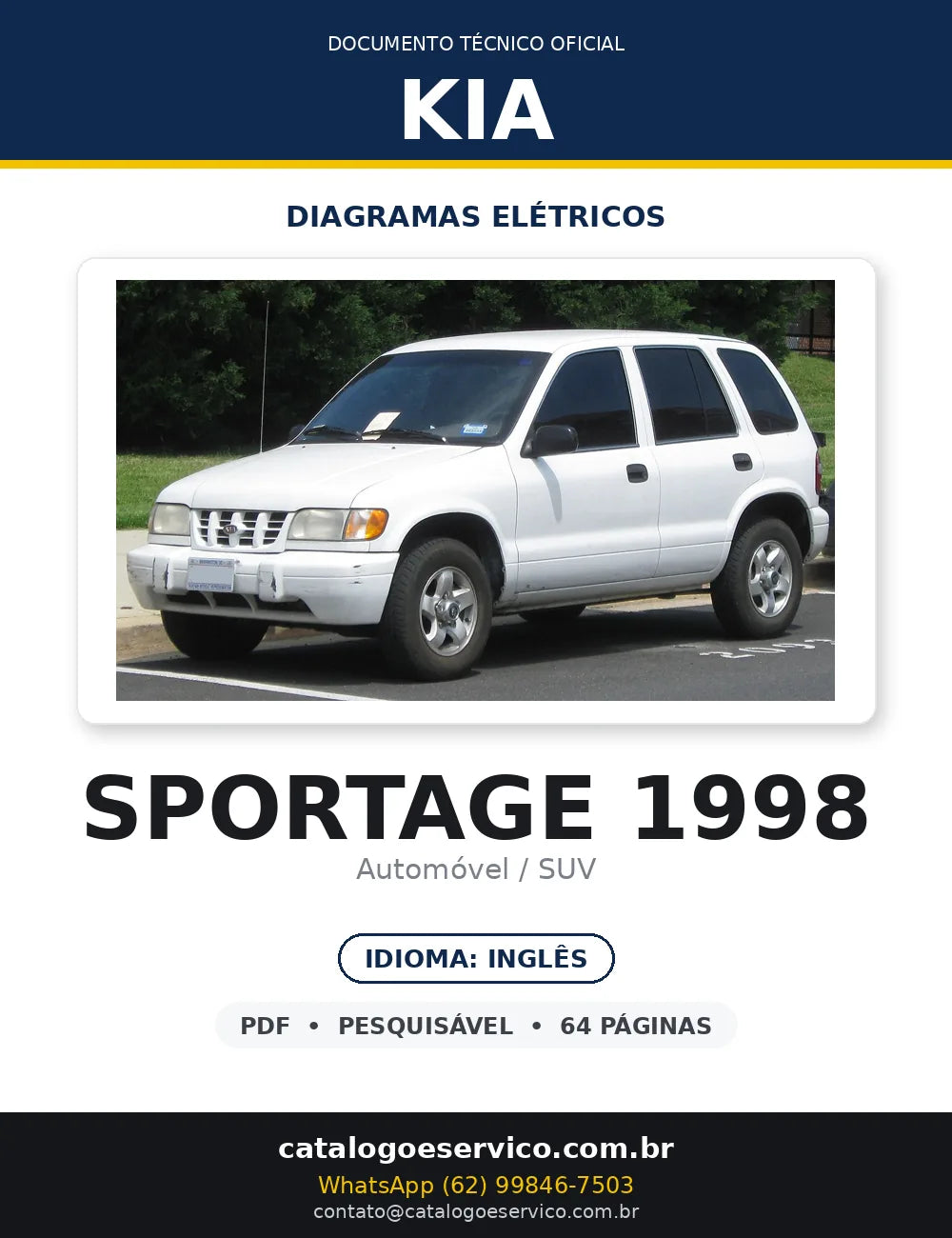 Kia Sportage 1998 — veículo, foto do produto 1