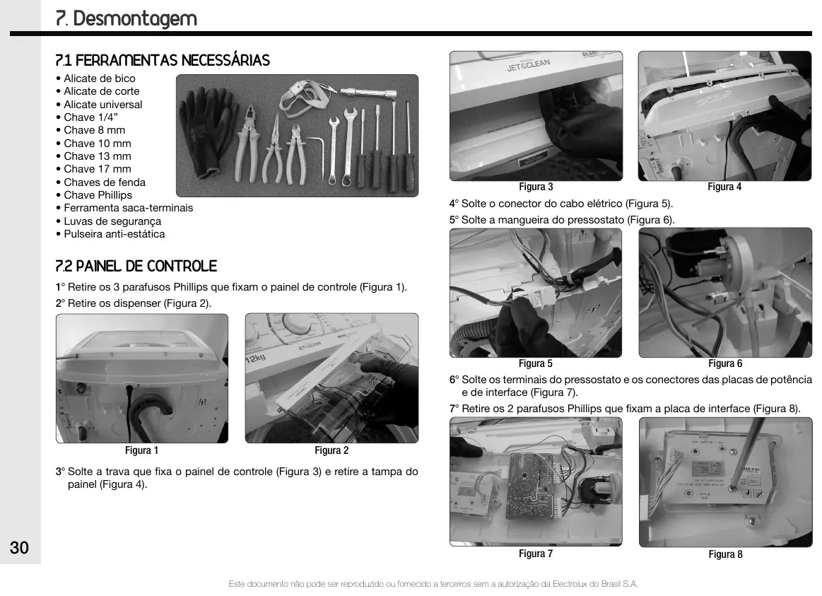 Manual de Serviço Electrolux LAC12 e LAC13 — página interna 3