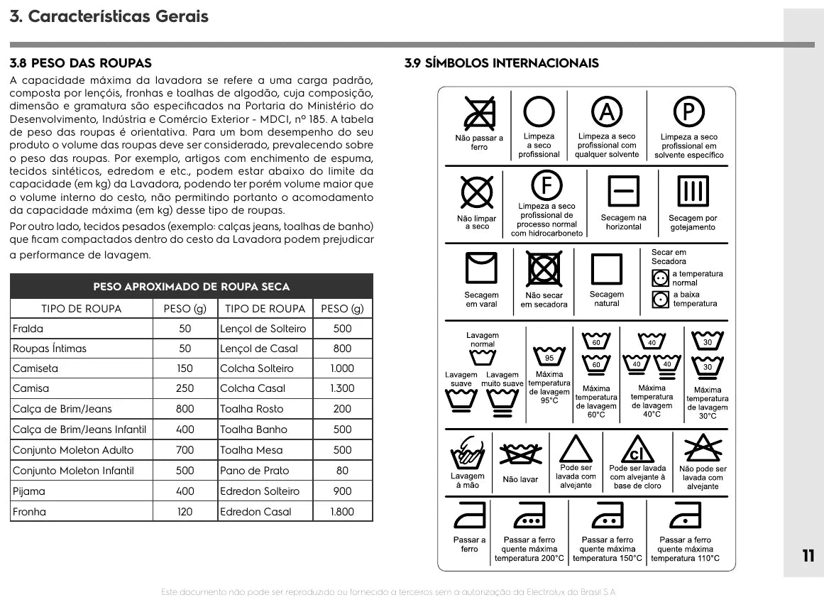 Manual de Serviço Electrolux LEC14 LEC15 LEC17 LEI18 — página interna 1