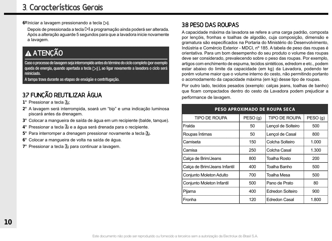 Manual de Serviço Electrolux LED13 LED14 LED15 LED17 — página interna 1