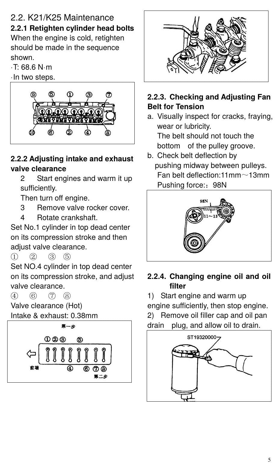 Manual de Serviço Empilhadeira Hangcha — Série XF 1.0-3.5t — CPQYD10 CPQYD15 CPQYD18 — imagem 2