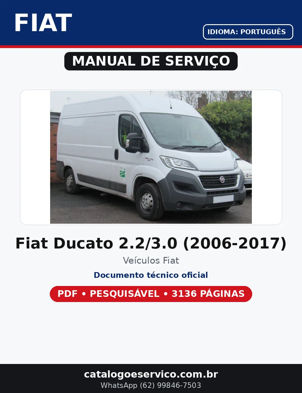 MANUAL DE SERVIÇO FIAT - FIAT DUCATO - 2006-2017
