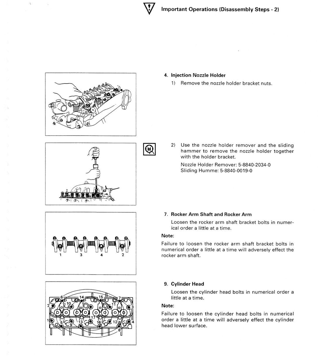 Manual de Serviço Isuzu 4JA1 e 4JB1 - Motor Diesel (Inglês) - página 3
