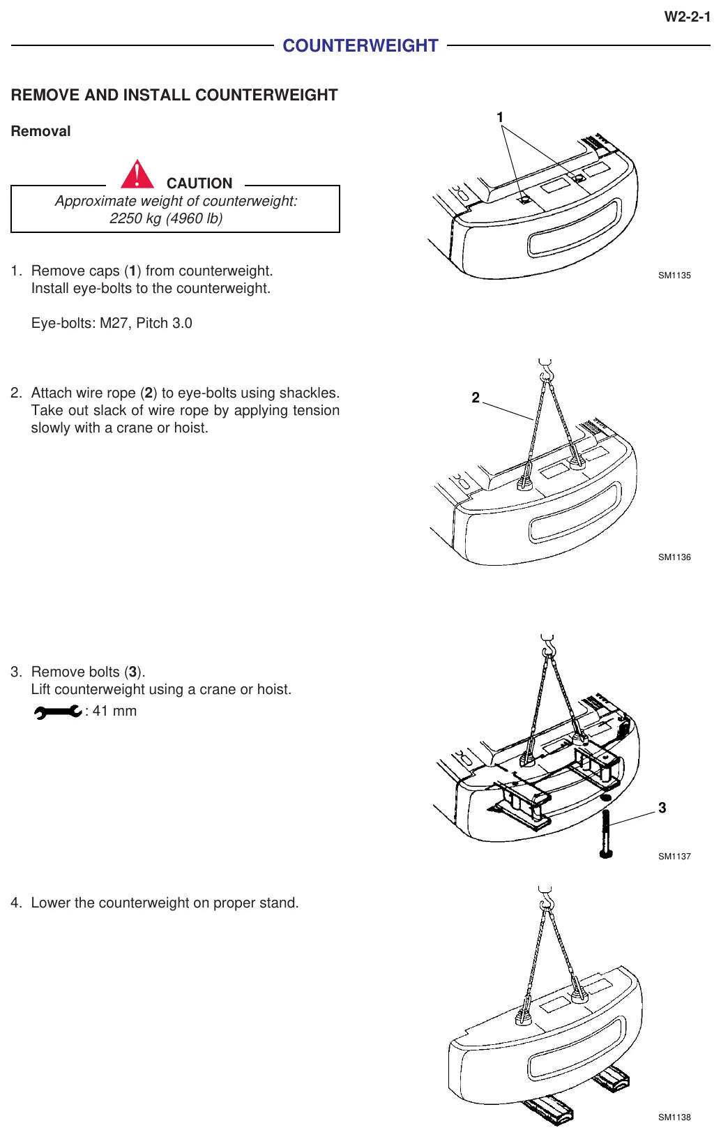 Ilustração técnica do Manual de Serviço Fiat Kobelco EX135 — Escavadeira hidráulica