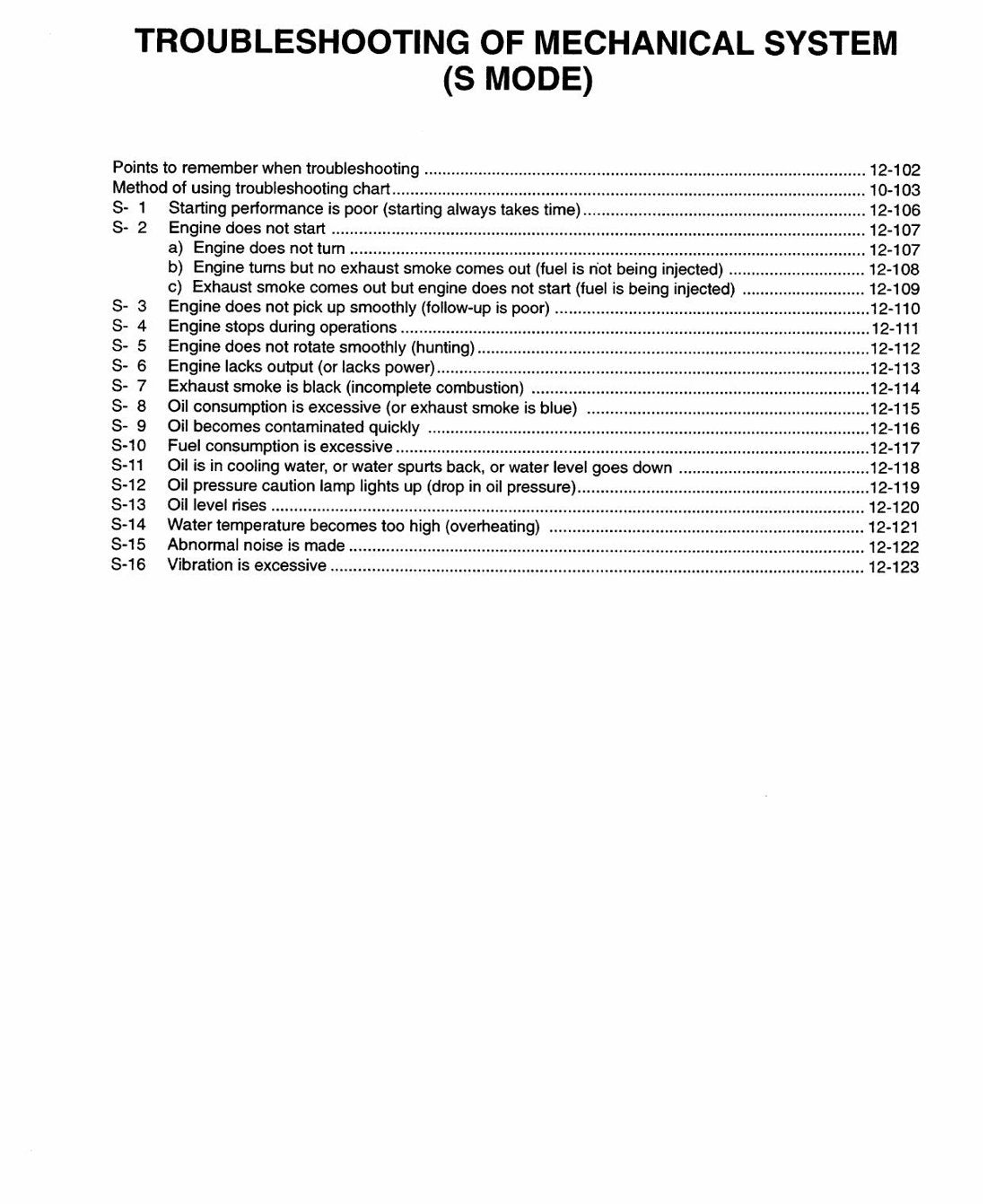MANUAL DE SERVIÇO KOMATSU - 170-3 SERIES - MOTOR DIESEL - página 2