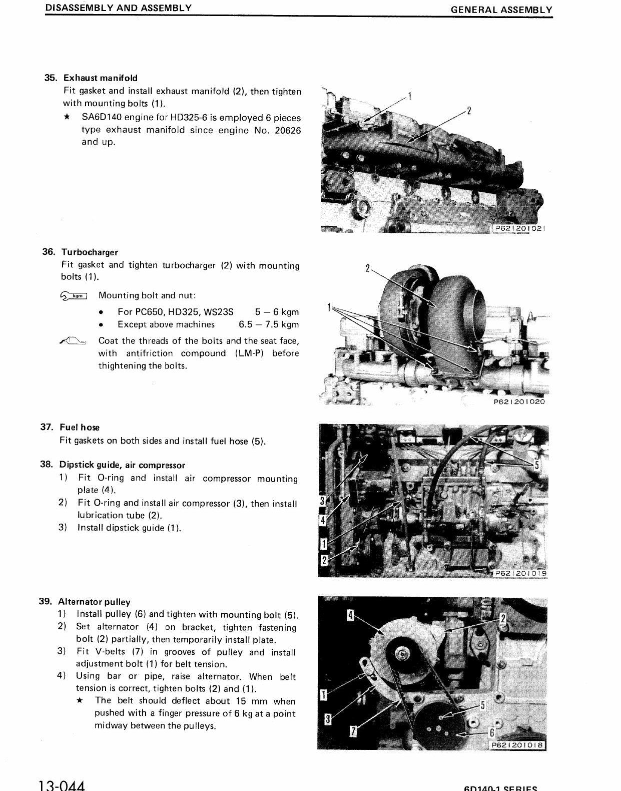 MANUAL DE SERVIÇO KOMATSU - 6D140-1 SERIES - MOTOR DIESEL — página 3