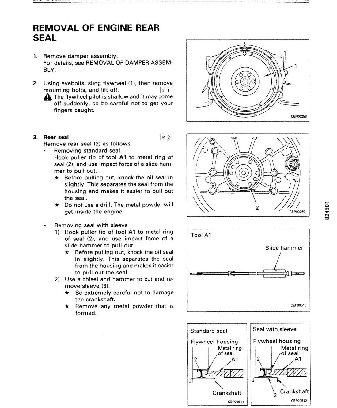 MANUAL DE SERVIÇO KOMATSU - BR500JG-1 - MOTOR DIESEL - página 3