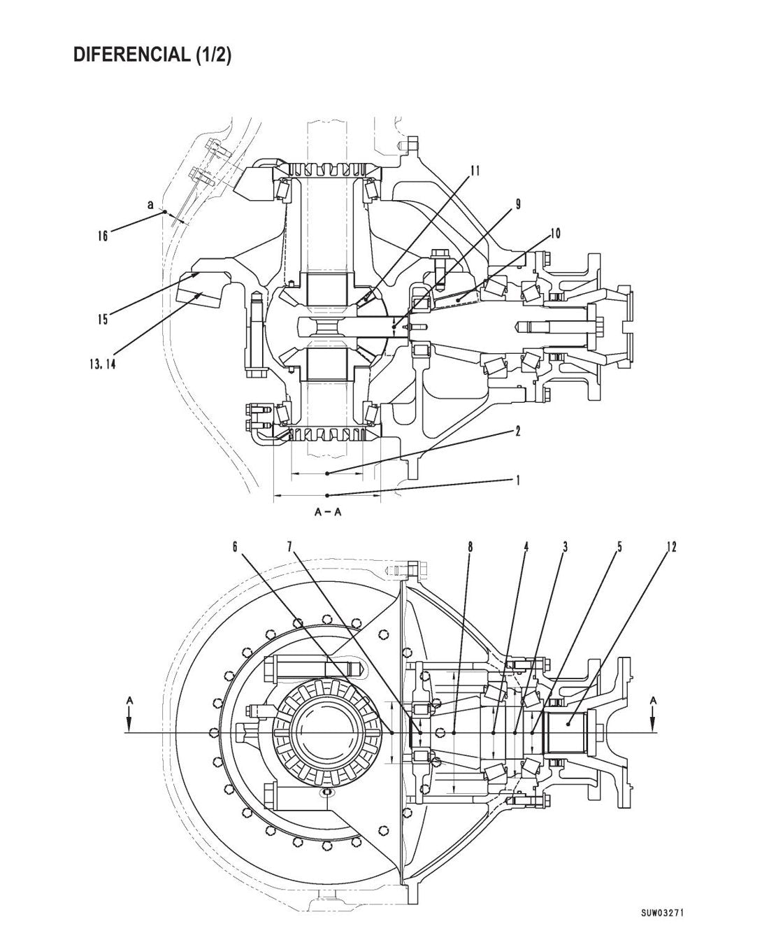 MANUAL DE SERVIÇO KOMATSU - WD600-3 - TRATOR DE RODAS - página 3