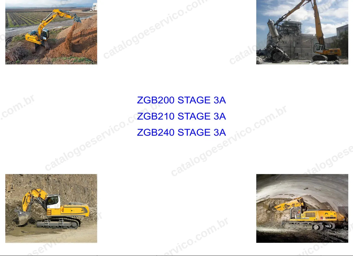 Esquema elétrico das R920, R922, R924 e R925 Stage 3A