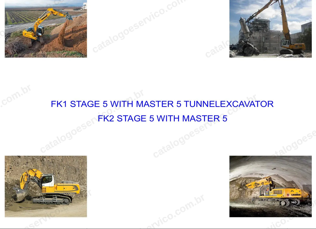 Esquema elétrico Stage 5 com Master 5 da R926 Compact e R936 Compact