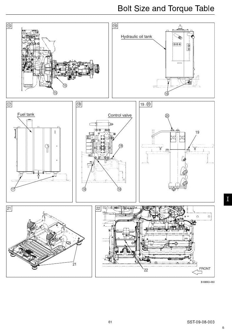 Manual de Serviço Link-Belt 290X2 Escavadeira Hidráulica — página interna 1