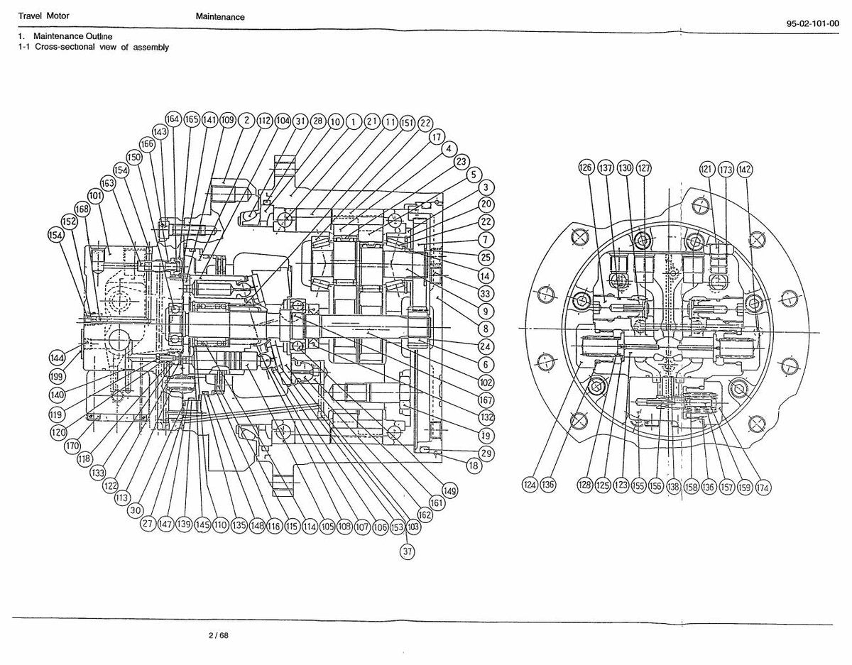 Manual de Serviço Link-Belt LS 1600C Escavadeira Hidráulica — página interna 3