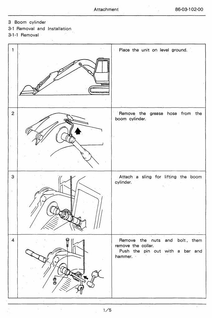 Manual de Serviço Link-Belt LS 2700C Escavadeira Hidráulica — página interna 2