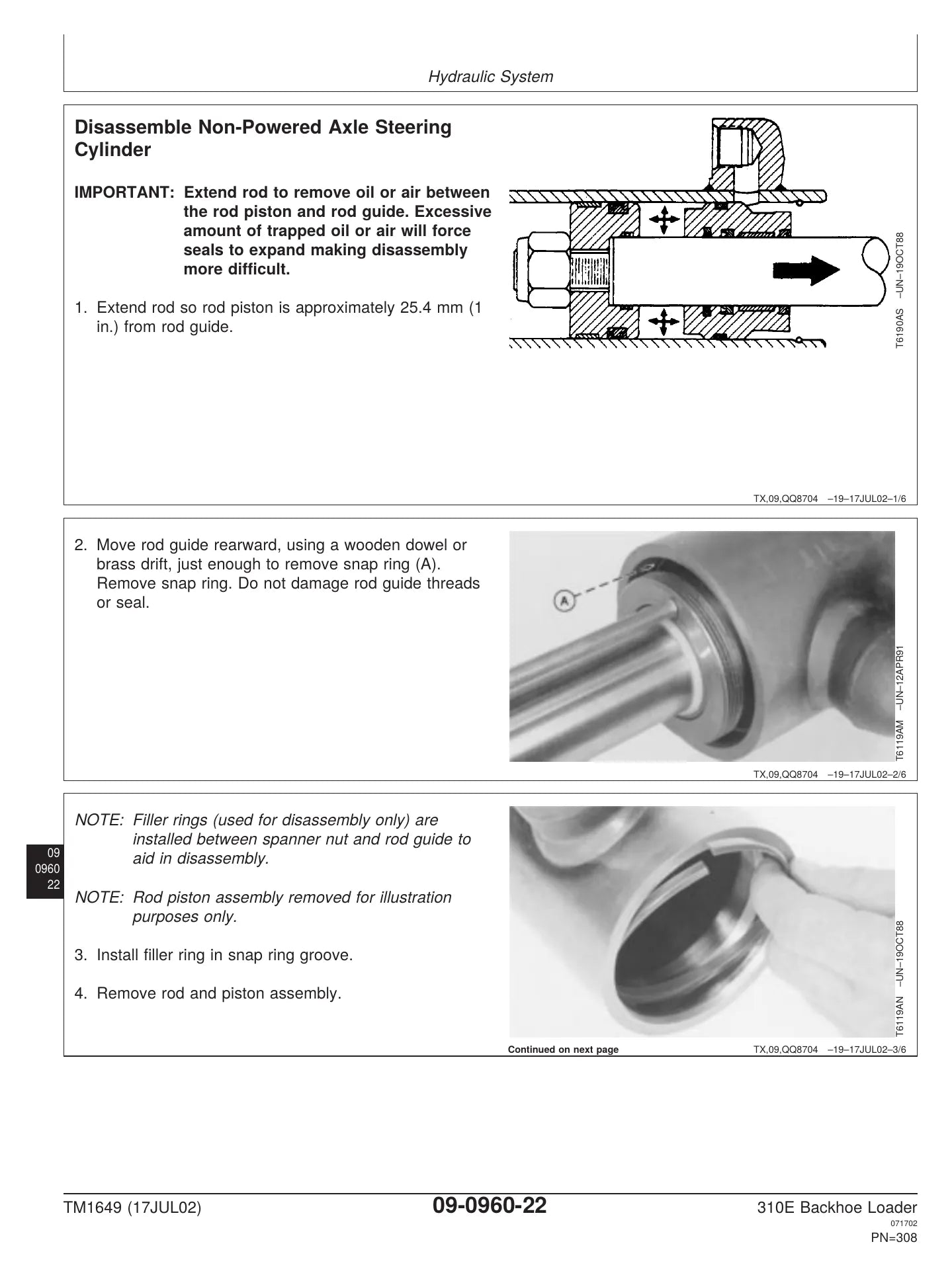 MANUAL DE SERVIÇO MECÂNICO JOHN DEERE - 310E - RETROESCAVADEIRA — diagrama técnico