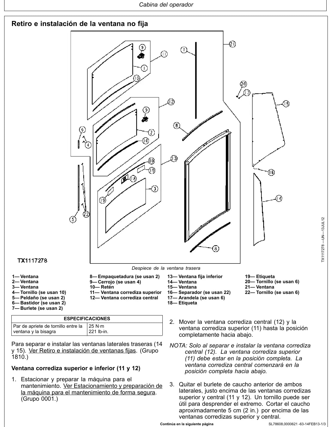 Página interna com ilustração técnica — John Deere 310SK / 310SK TC / 310K (família) (amostra 1 de 2)