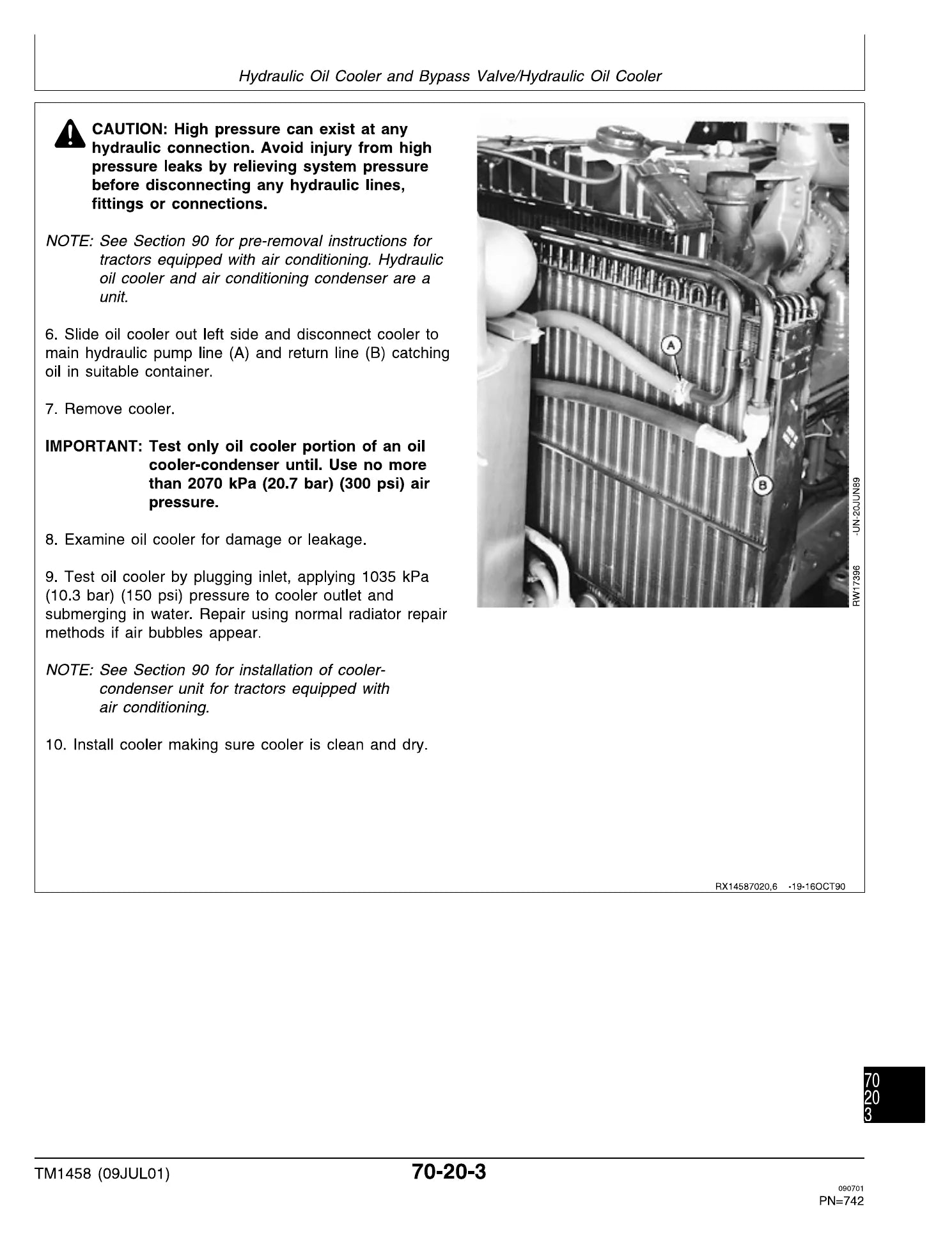 MANUAL DE SERVIÇO MECÂNICO JOHN DEERE - 4055, 4255, 4455 — diagrama técnico