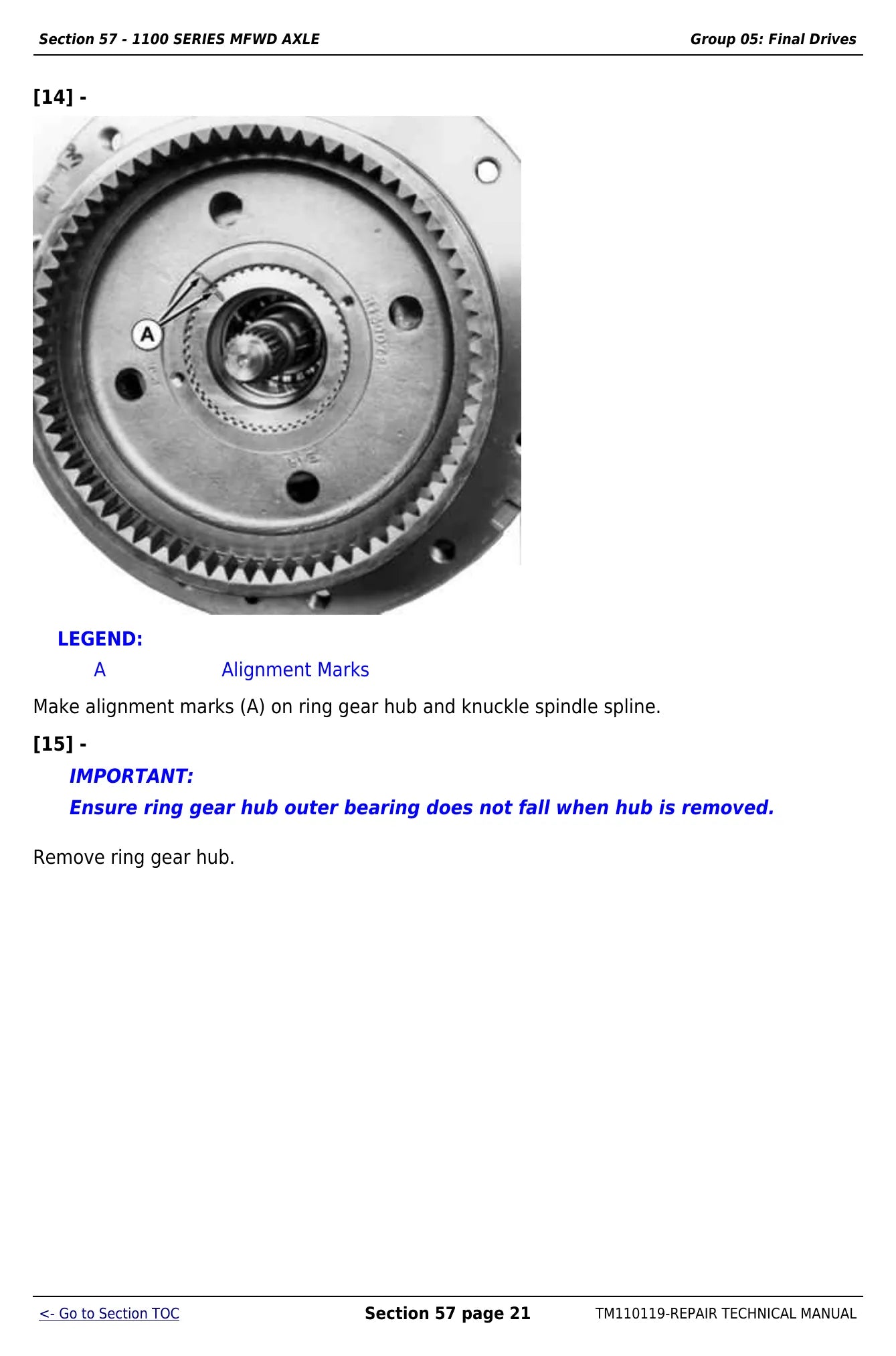 MANUAL DE SERVIÇO MECÂNICO JOHN DEERE - 7200R, 7215R, 7230R, 7260R — diagrama técnico (detalhe)