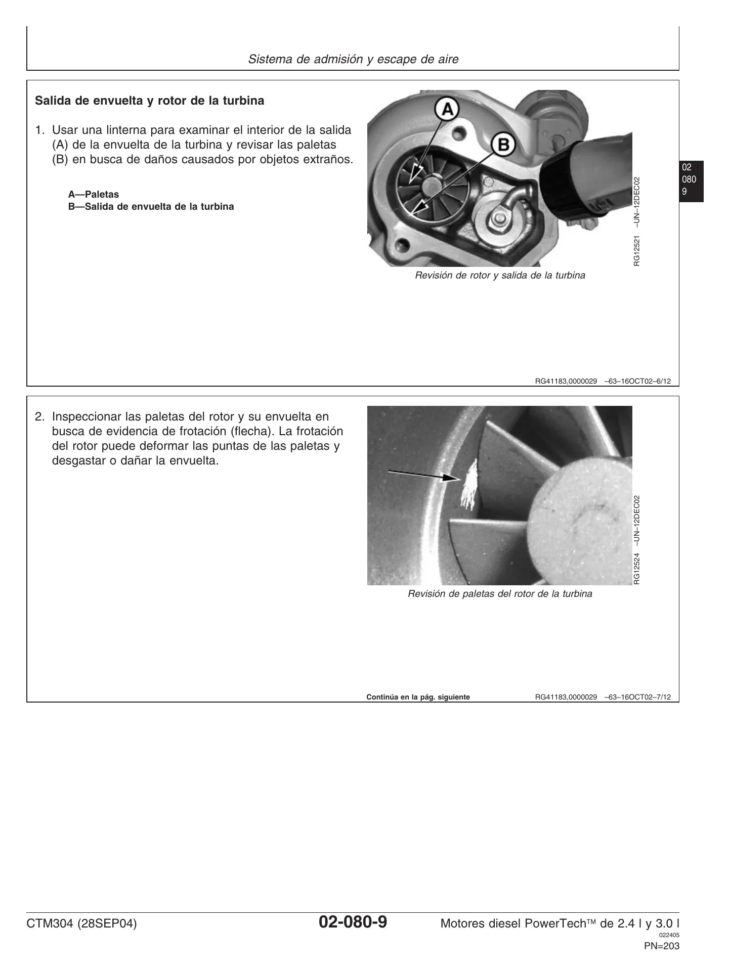 MANUAL DE SERVIÇO MECÂNICO JOHN DEERE - POWERTECH 2.4 L & 3.0 L DIESEL — diagrama técnico
