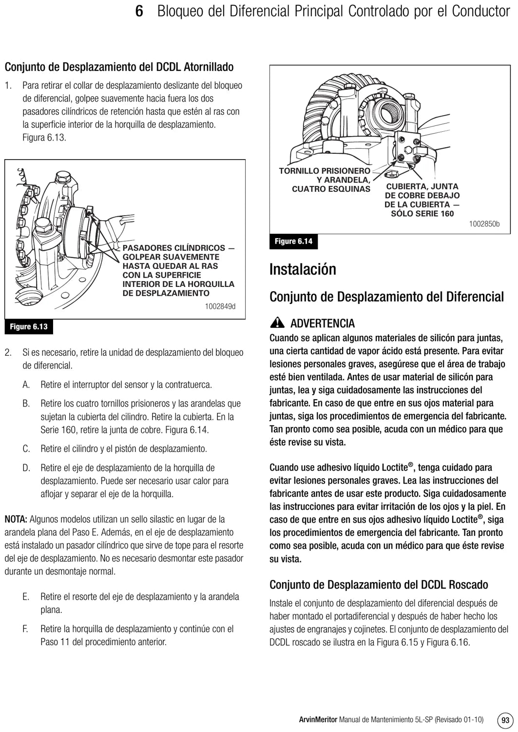 Manual de Serviço Meritor RT-140 a RT-169, RZ-166, RZ-186 e RZ-188 (MM-5L-SP) — página 4 do documento