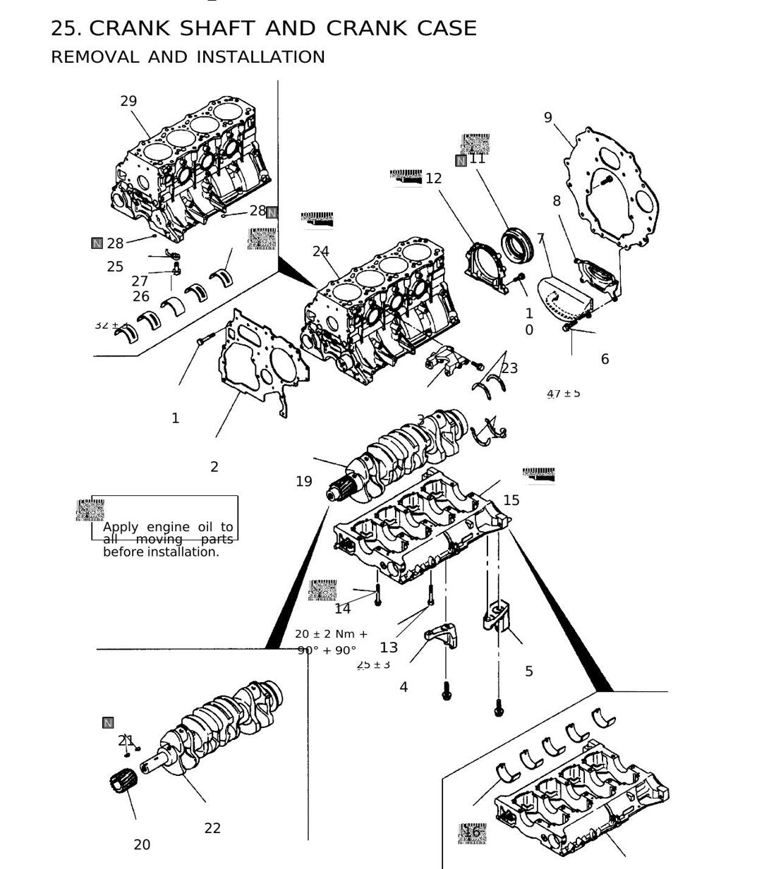 Manual de Serviço Mitsubishi 4M41 - Motor Diesel (Inglês) - página 3
