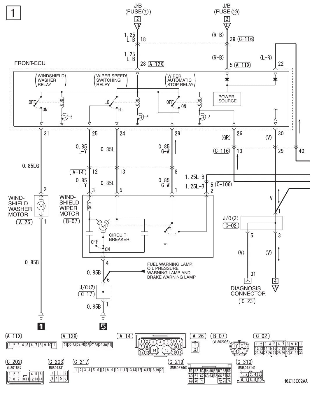 Diagrama Elétrico Mitsubishi Outlander — página interna 2