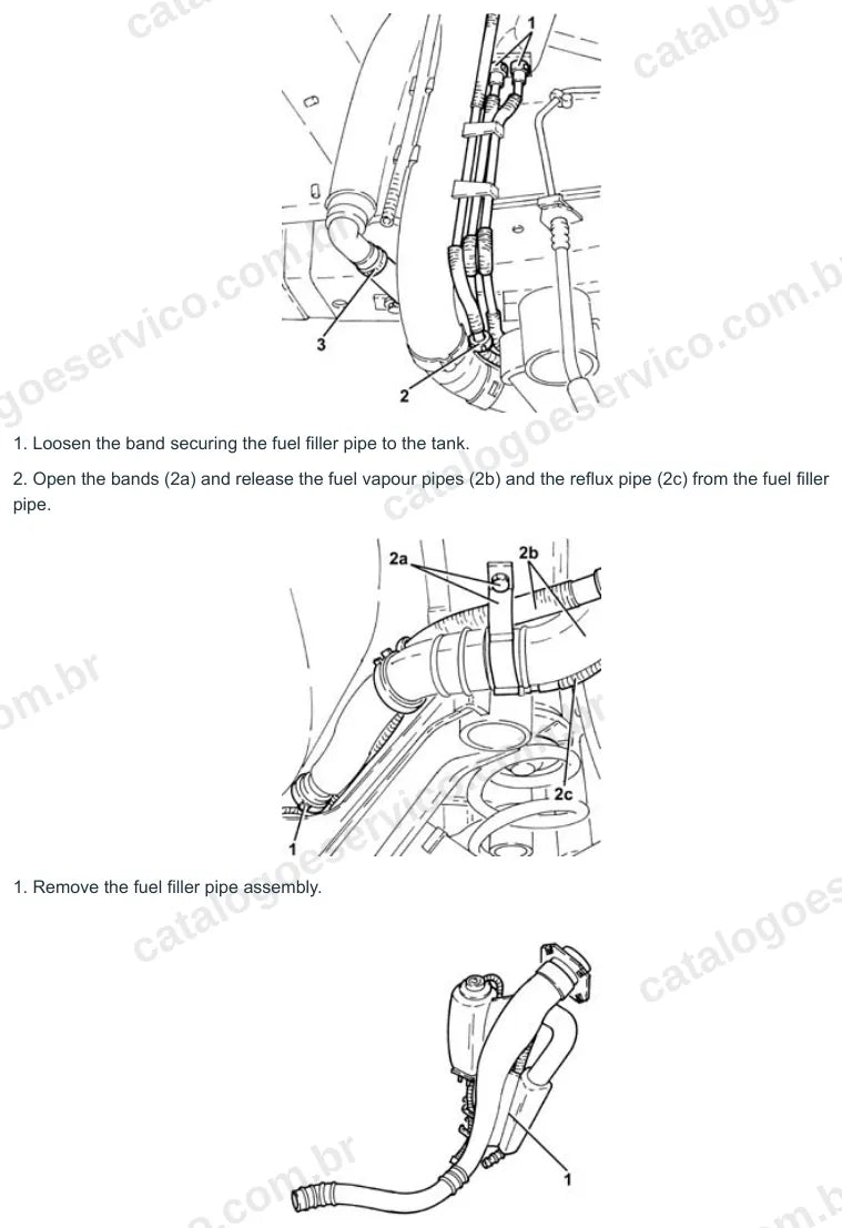 Página ilustrada do manual de serviço do motor Fiat Croma 1.8 — figura 1