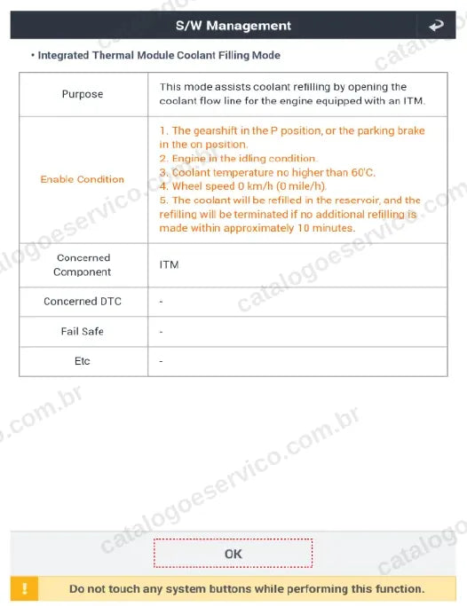 Página ilustrada do manual de serviço do motor Hyundai Accent 1.6 MPI Smartstream — figura 1