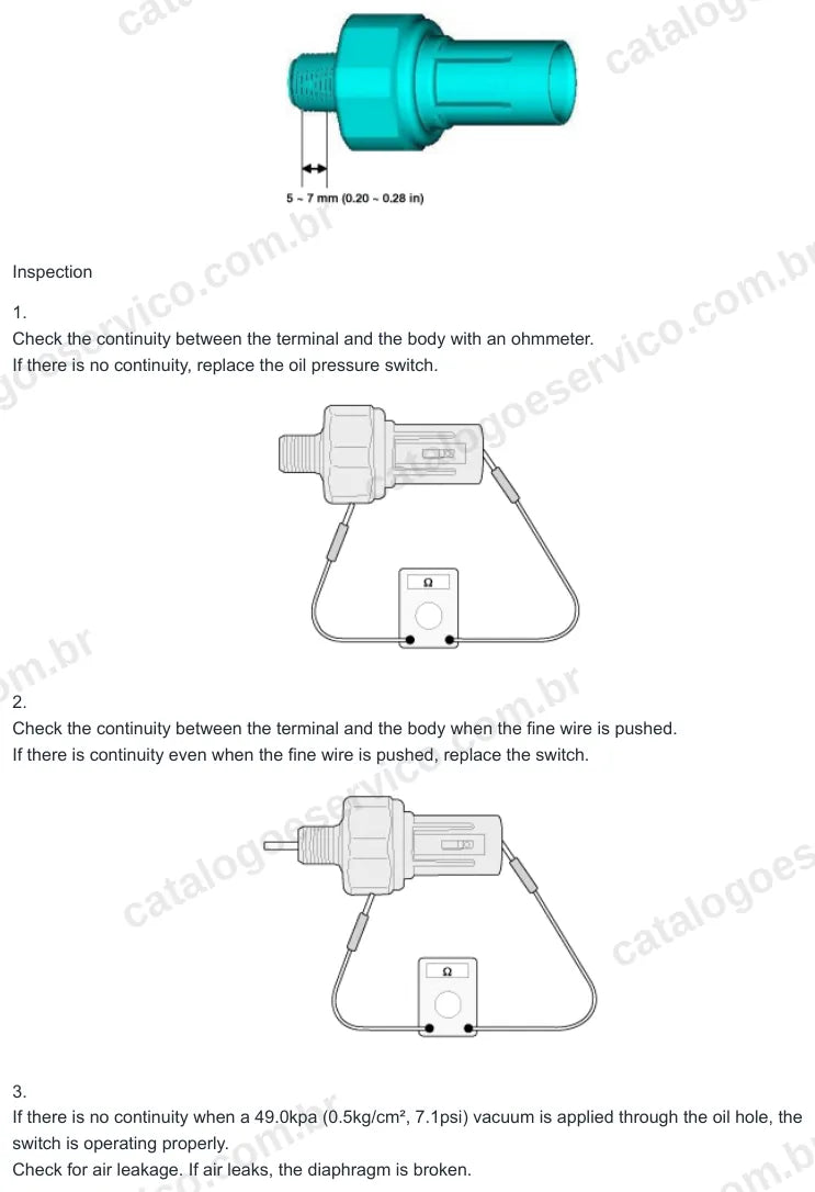 Página ilustrada do manual de serviço do motor Hyundai Creta 1.6 MPI — figura 4
