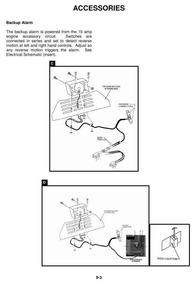 Manual de Serviço Mustang 2042 2044 2054 Mini Carregadeira — hidrostática Sauer-Danfoss, chain case e elétrica com diagramas — página interna 2