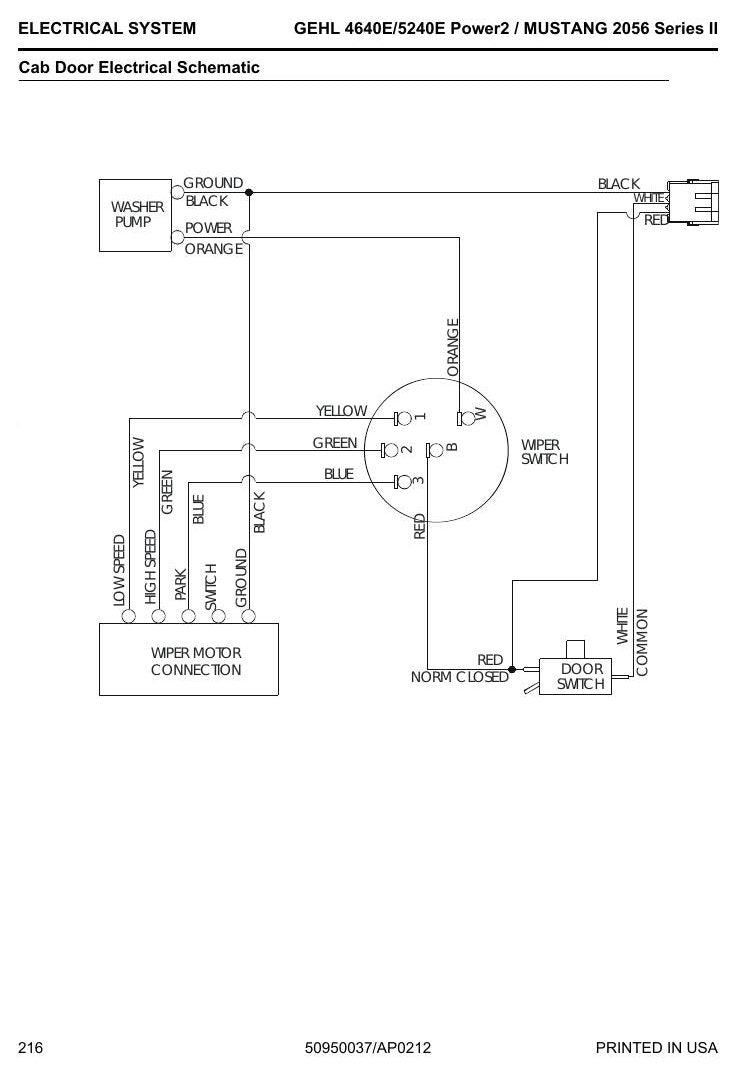 Manual de Serviço Mustang 2056 (4640E-5240E Power2) Mini Carregadeira — a versão Tier 4i Yanmar com todos os tipos de comando detalhados — página interna 2
