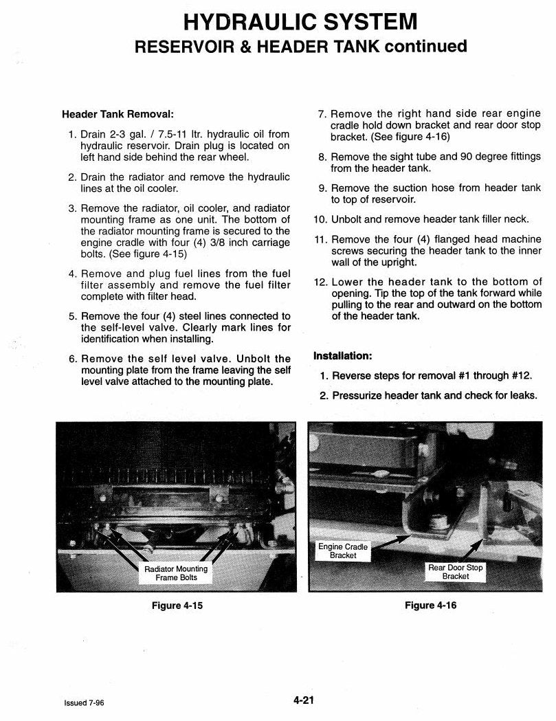 Manual de Serviço Mustang 2060 Mini Carregadeira — hidráulica Eaton + válvula Gresen do clássico dos anos 90, com faixa de série explícita — página interna 2