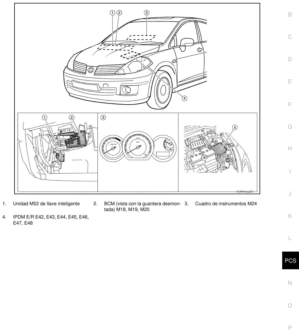 Manual de Serviço Nissan Tiida — página do manual 4