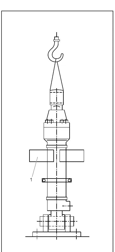 Amostra real do manual SANY BHL75 BHL95 SLB95: desenho técnico de cilindro, figura 8-259