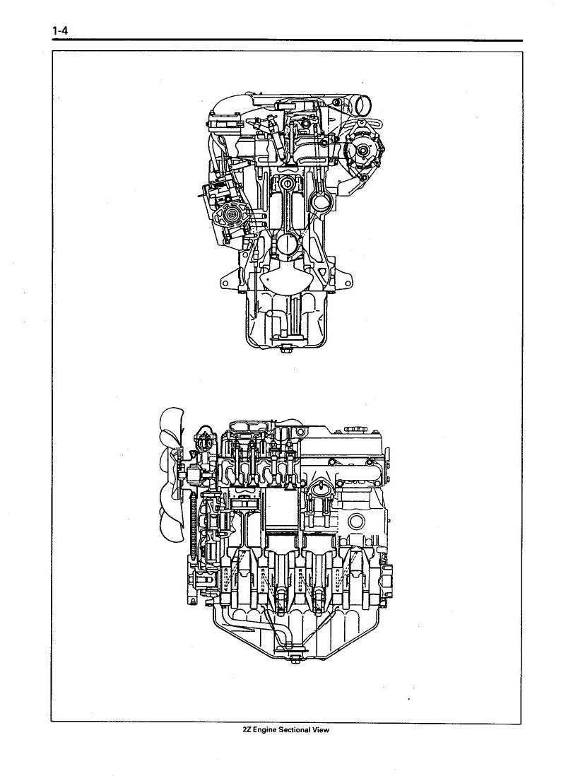 Manual de Serviço Toyota 2TG20-25, 2TD20-25 Empilhadeira a Combustão — página interna 1