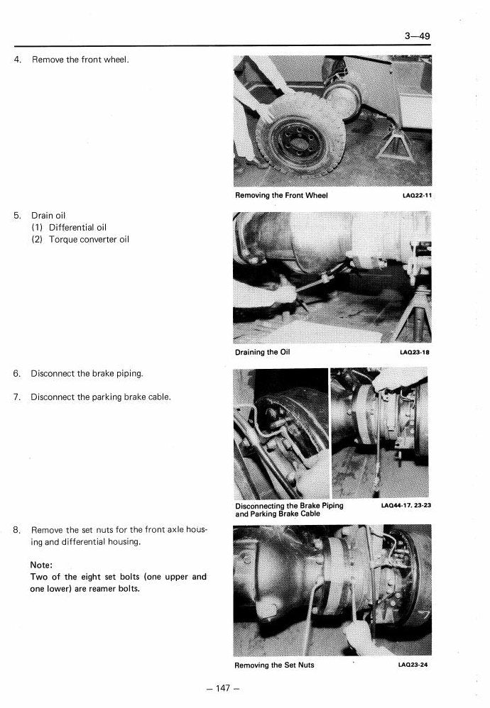 Manual de Serviço Toyota 5FG(D)33-45, 5FG(D)E35, 5FDA50 Empilhadeira a Combustão — página interna 1