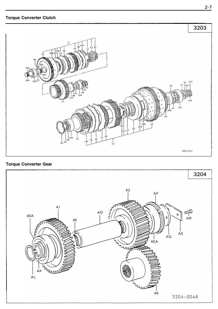 Manual de Serviço Toyota 6FGU33-45, 6FDU33-45, 6FGAU50, 6FDAU50 Empilhadeira a Combustão — página interna 2