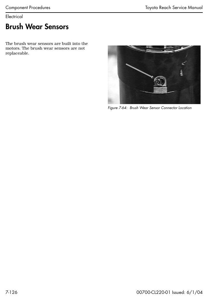 Manual de Serviço Toyota 7BRU18-23, 7BDRU15, 7BSU25 Empilhadeira Retrátil Elétrica — esquema elétrico