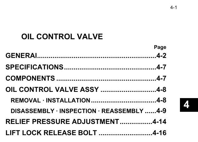 Manual de Serviço Toyota 7FGCU15-18, 7FGCSU20 Empilhadeira a Combustão — esquema elétrico