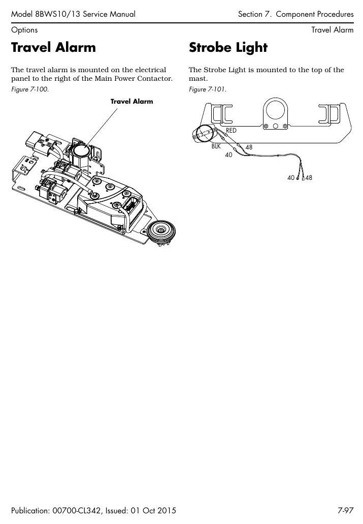 Manual de Serviço Toyota 8BWS10-13 Empilhadeira Elétrica Straddle Stacker — página interna 4