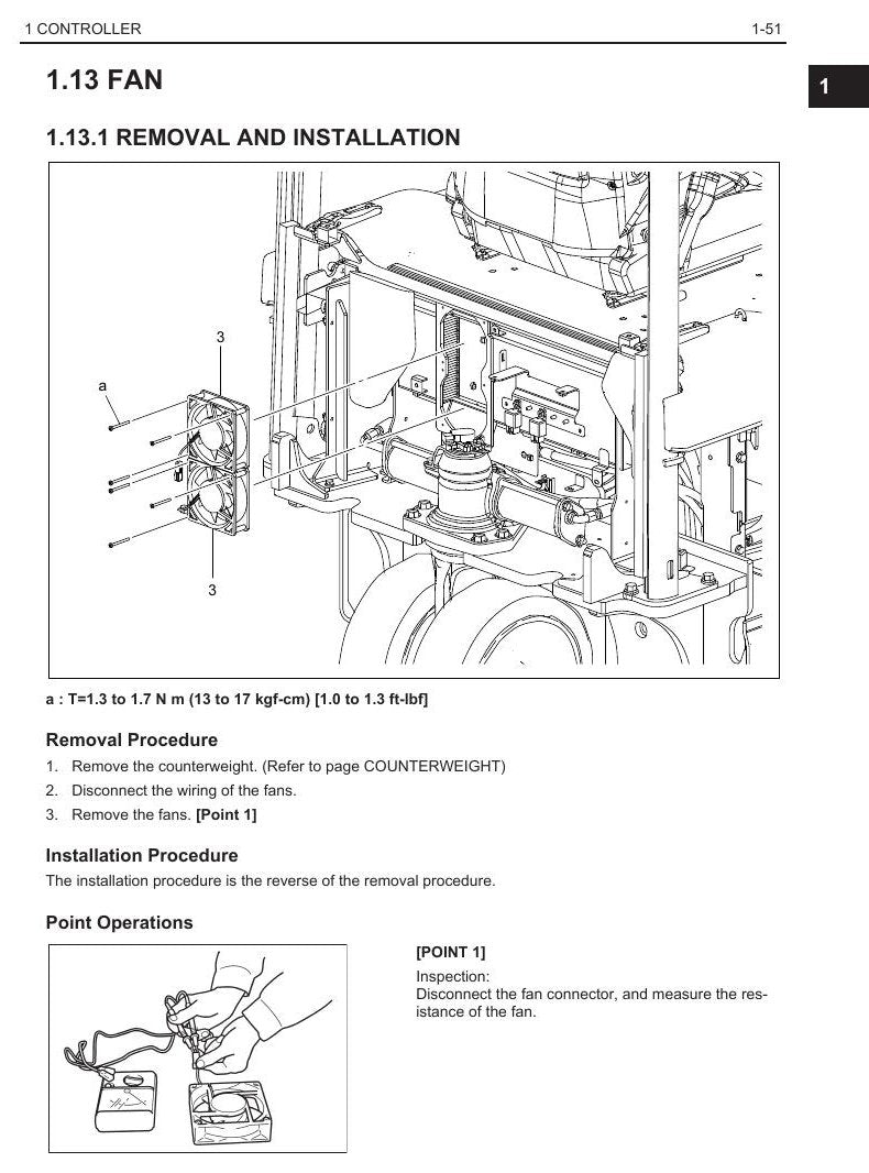 Manual de Serviço Toyota 8FBES15U, 8FBE(H)U15-20 Empilhadeira Elétrica — página interna 3