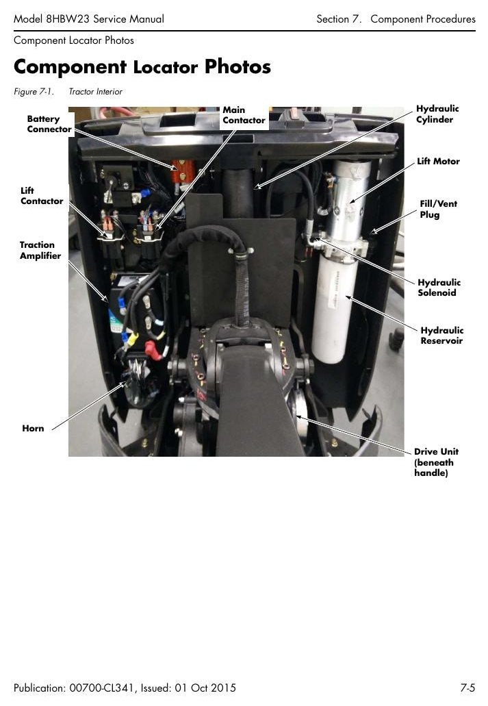Manual de Serviço Toyota 8HBW23 Transpaleteira Elétrica — página interna 2