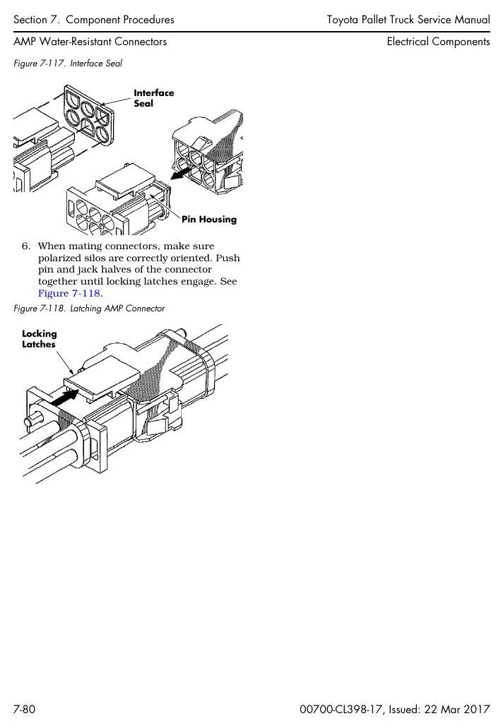 Manual de Serviço Toyota 8HBW30, 8HBE30-40, 8HBC30-40, 8TB50 (SN 40.001+) Transpaleteira Elétrica — página interna 3