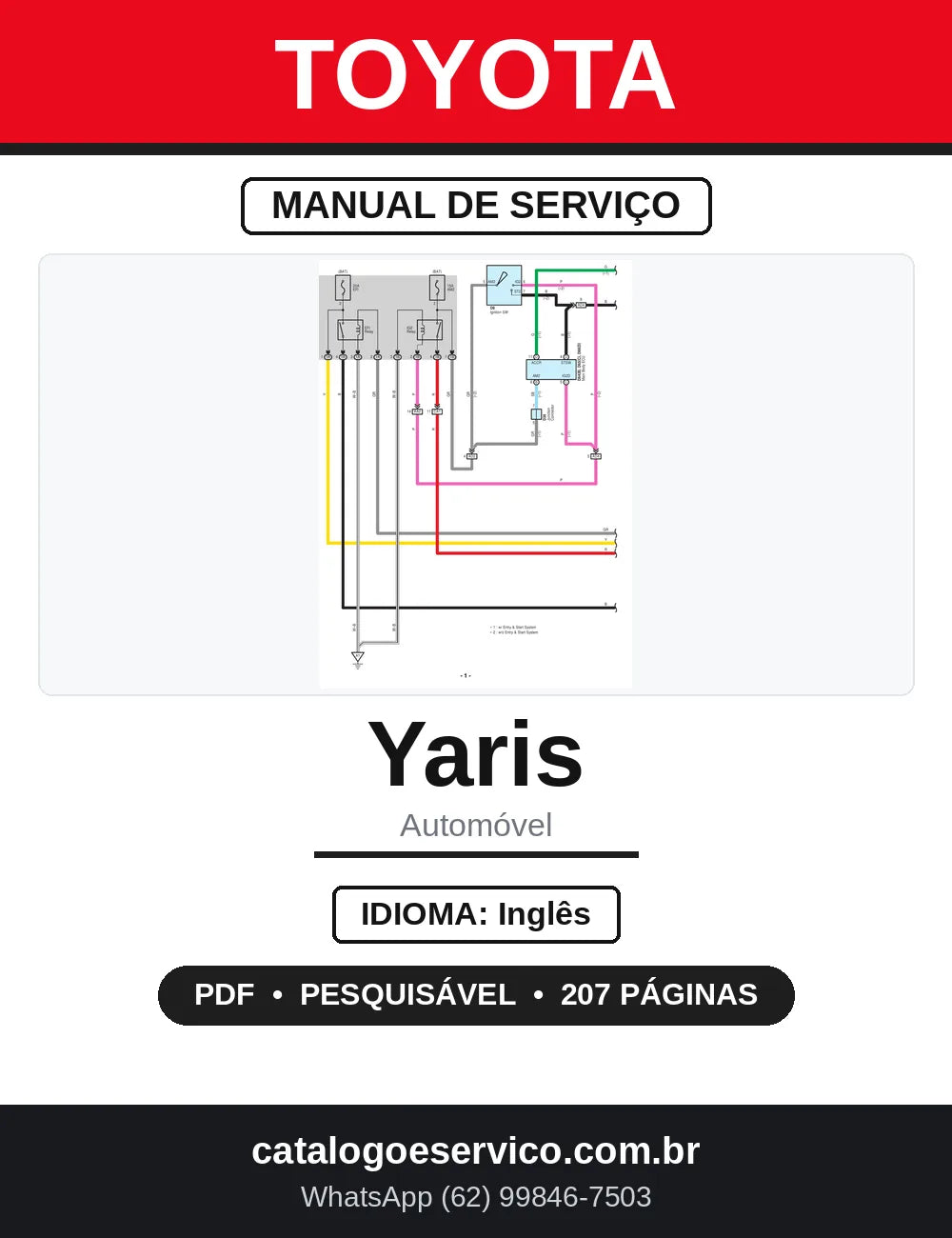 Diagramas Elétricos Toyota Yaris — capa